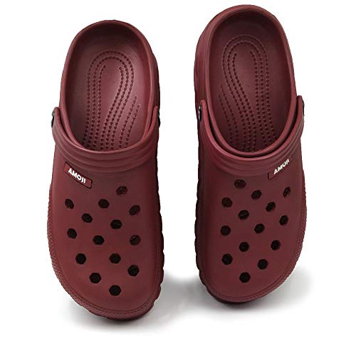 Image of Amoji Unisex Garden Clogs Gardening Shoes AA1521 | Unisex Slip on, Lightweight, Comfortable, Beach, Shower, Pool, Casual Walking