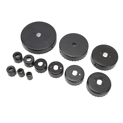 Kit de brocas y sierras de corona de acero carbono 16 piezas miniatura 2