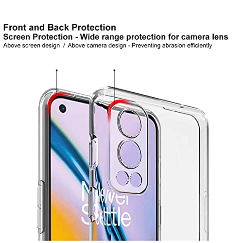Image of Crystal Clear Back Case for OnePlus Nord2 5G | Raised Bumps for Camera & Screen Protection | Clear Soft Silicone Back Case Cover for OnePlus Nord2 5G (TPU | Transparent)