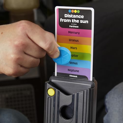 Image of Hasbro Gaming Drop Trivia Game | Electronic Party Game with Voice and Sounds | Ages 13+ | 2 or More Players | 15 Mins. | from Trivial Pursuit | Party Board Games