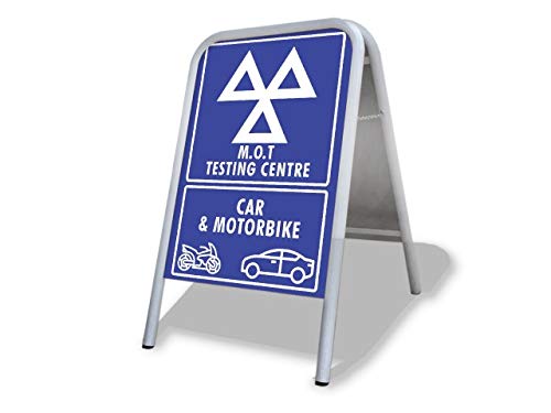 MOT Testing Centre Large A Board Pavement Sign MEGA Listing Outdoor Street Advertising Display… — image 1