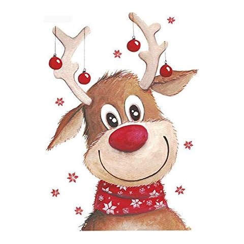 Large Christmas Elk Iron-on Transfer by Lankater Cover