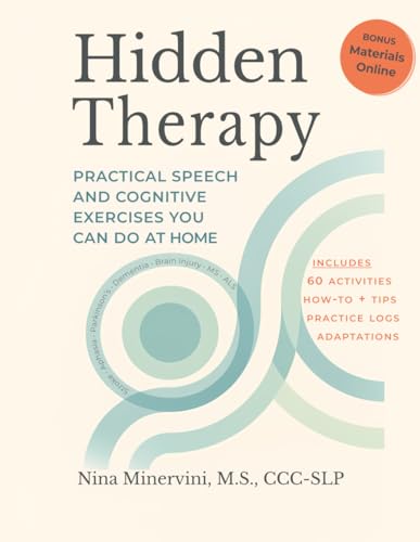 Hidden Therapy speech therapy activity book cover