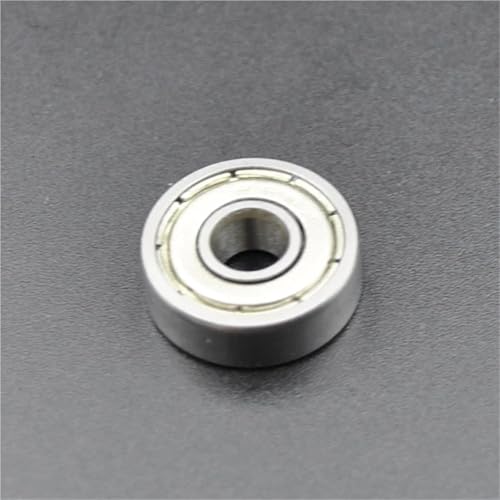 Rodamiento 605ZZ de bolas evita holgura en ejes con acero cromado de 5x14x5 mm