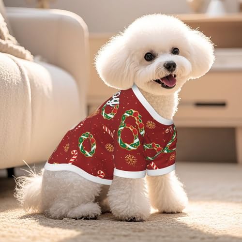 Image of Custom Yorkie Clothes, Customized Dog Clothes Girl, Personalized Dog Shirts for Small Dogs, Puppy Accessories for Boy Dogs, Puppy Outfits with Name and Image, Breathable Cotton Pet Vest