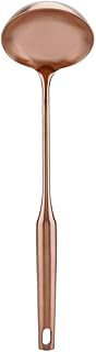 Ustensiles de cuisine en acier inoxydable Ustensiles de cuisine à la mode Cuillère ou spatule en acier inoxydable Outils de cuisson exquis disponibles en 2 couleurs(Soup Ladle-Or rose)