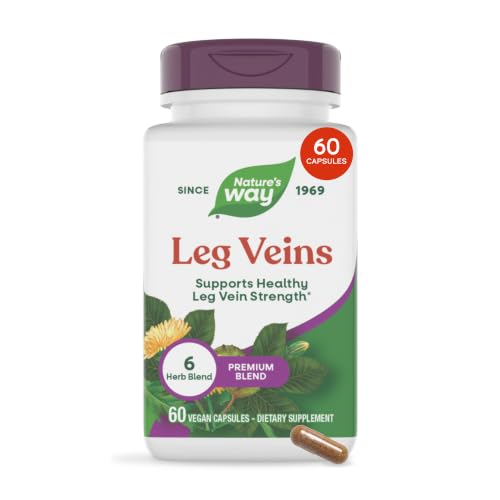 Nature's Way Leg Veins, Supports Healthy Leg Vein Strength*, Vegan, 60 ct - image 1
