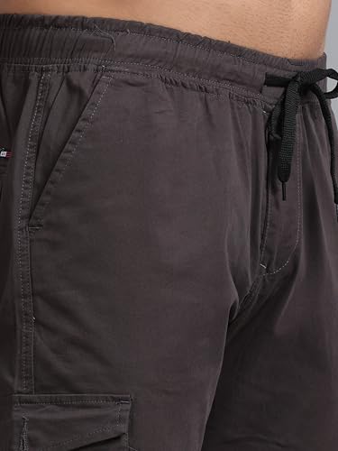Image of U.S. Pitchers Mens Twill Laffer Cargo Joggers I 6 Pocket Utility Pants I Stylish Comfort Fit I 12 Colors I Sizes 30 to 38