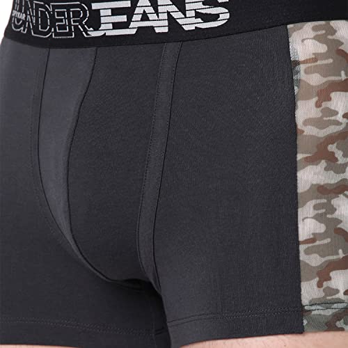 Image of Underjeans Men's Cotton Blend Regular Fit Trunk
