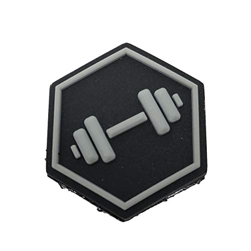 TACOPSGEAR Hexpatch Fitness CF - Dumbbell Patch Xfit fits Hexgrid