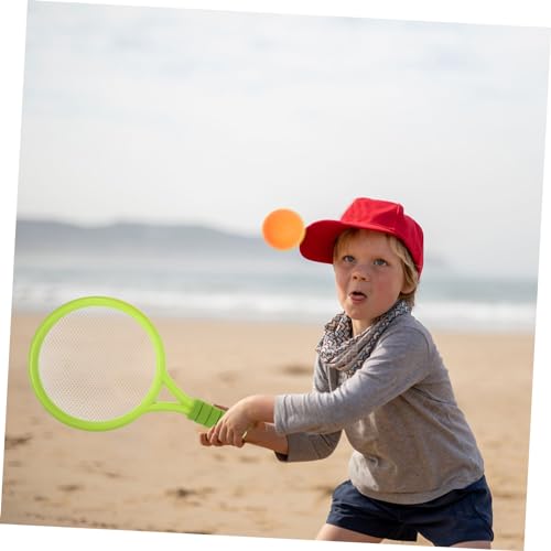 Raqueta de Tenis de Plástico BESPORTBLE Ligera para Niños miniatura 2