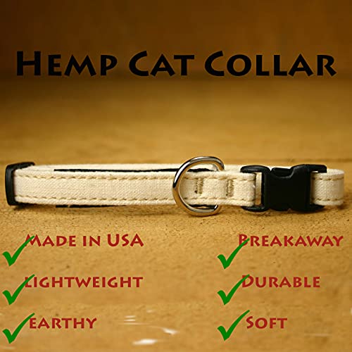 Hemp Cat Collars (Natural) #TOP1