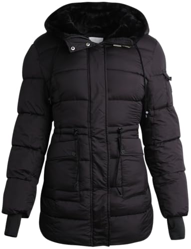 Steve Madden Womens Winter Coat - Heavyweight Insulated Puffer Jacket - Faux Fur Lined Quilted Parka Jacket for Women2