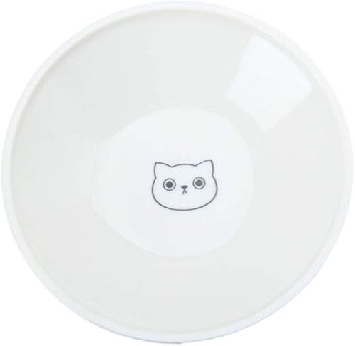 Miniatura 3 de Pet Avenue Cuenco elevado extra ancho de porcelana de Hong Kong para gatos grandes.