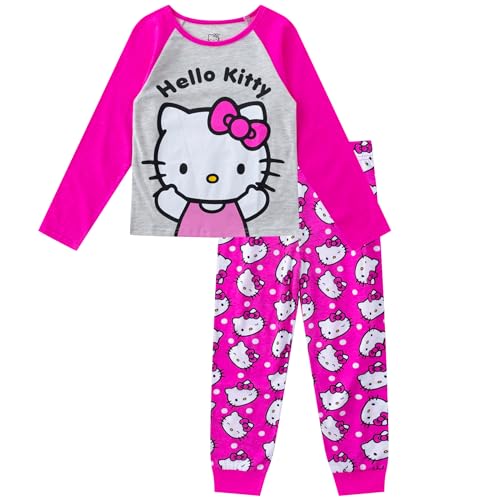 Ensemble Hello Kitty t-shirt et jogging rose fille pour l'école et le sport
