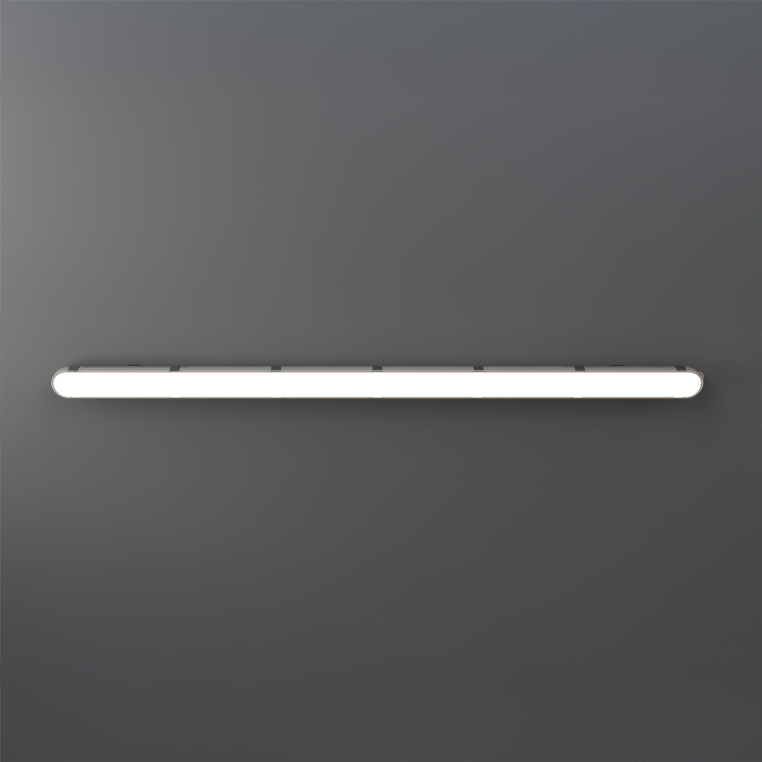 TRAXON LUXPOINT® Pantalla Estanca LED 68W 150cm 150Lm/W CCT Ajustable IP65 IK08 Gris – Luz Industrial Garaje Almacén Taller (68W 150cm CCT)