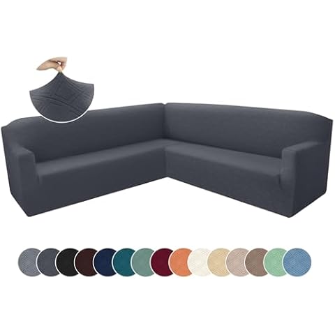 ROFASVCO L Shape Sofa Cover Cover