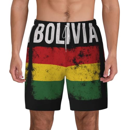 Bañador de Bolivia para hombre de secado rápido con bolsillos para surf