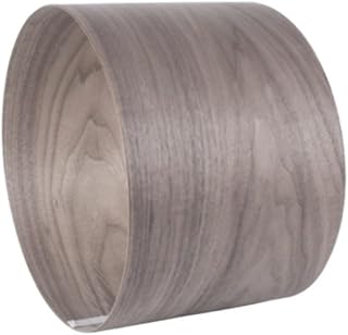 SLOYCA Chapa de Nogal Negro Real Natural Fina Hecha a Mano DIY Panel Decorativo de Madera Maciza renovación de Altavoz de Piel 250cm de Longitud 1 ud. (Color : 15x250cm)