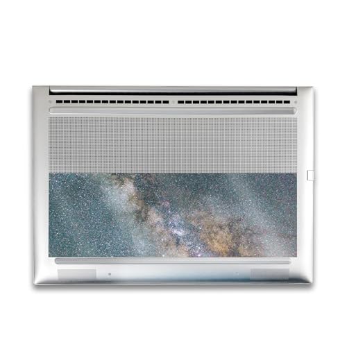Image of Glossy Glitter Gaming Skin Compatible with HP Envy x360 16 inch (2023) - Galactic Landscape - Premium 3M Vinyl Protective Wrap Decal Cover - Easy to Apply | Crafted in The USA by MightySkins