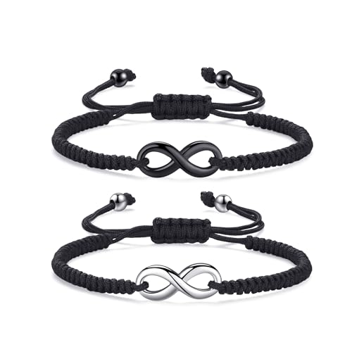 MOO&LEE Infinity Bracelet for Women and Men Friendship Bracelet Matching Couples Jewelry