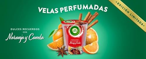 Air Wick Vela Aromática Perfumada con aroma a Dulces Recuerdos con Naranja y Canela 105gr - imagen 5