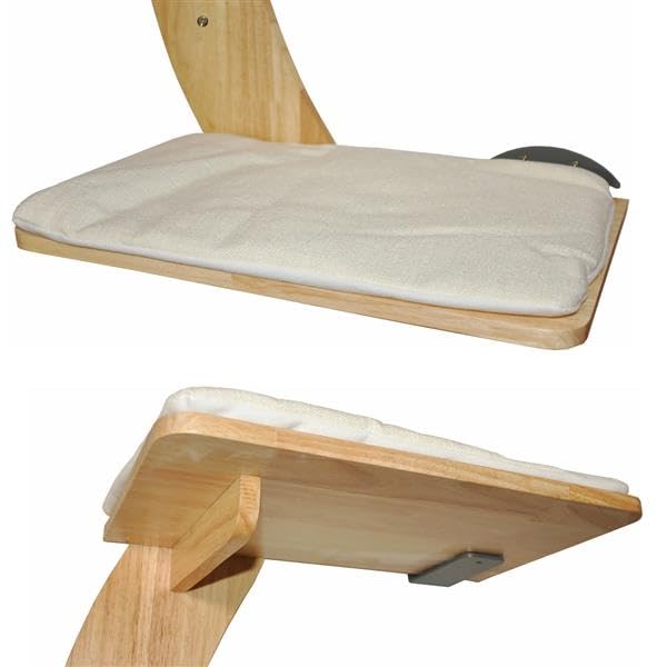 Kattenmeubel voor aan de muur - Set van 2 - Hangmat en trap - Krabpaal