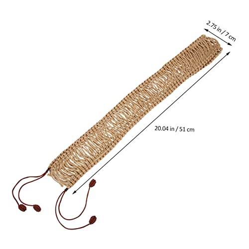 Cuerda decorativa tejida para tambor etéreo cuerda protectora práctica miniatura 4