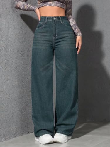 Image of Nifty Women's Denim Stretchable Baggy Fit Jeans || Available in Multiple Shades