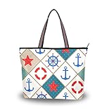 Oberer Griff Handtaschen-Material: aus hochwertigem Polyester, doppelt bedruckt, modisches DIY-Muster.