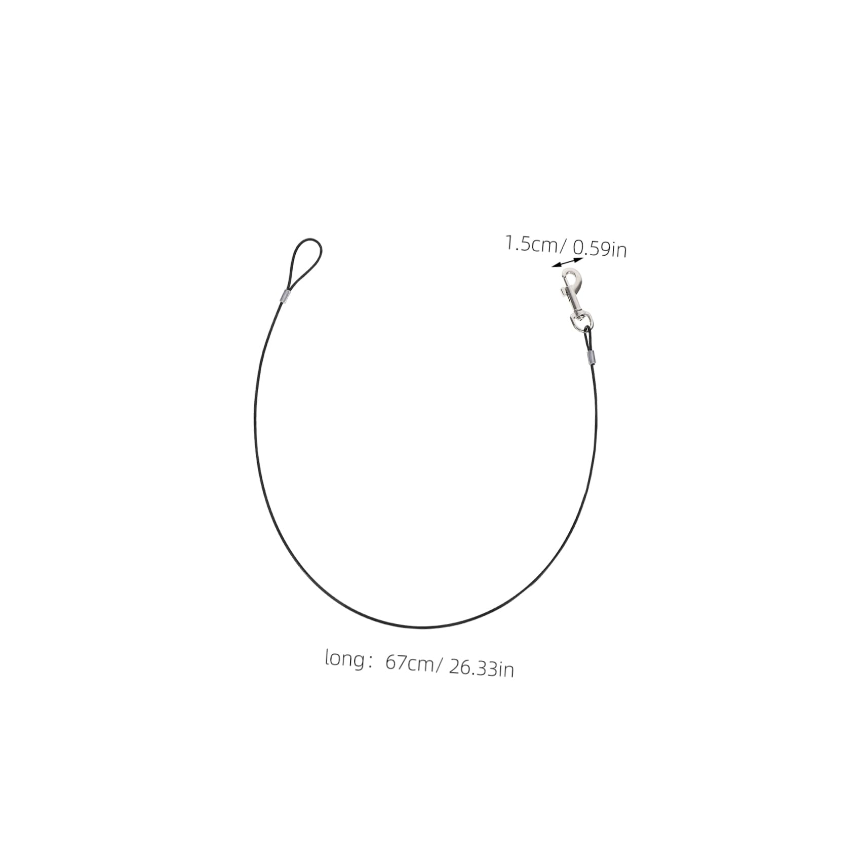 VANZACK 4Pcs Heavy Duty Dog Leash Coated Steel Wire Rope for Dogs Comfortable Grip Walking Leash for Training and Daily Use Durable and Chewproof Design for Outdoor Activities