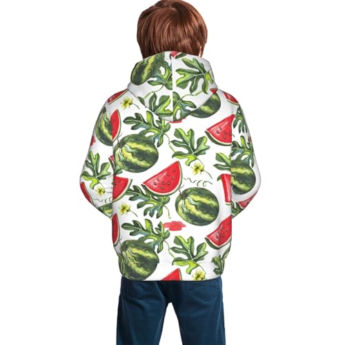 Watermelons Kid Hoodies Boys Sweatshirts Girls Pullover with Pocket4