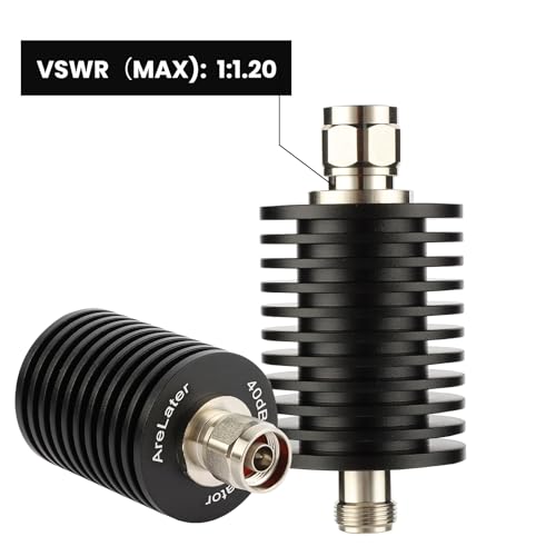 50watt n connector attenuator dc to 3ghz 50 ohm 40db