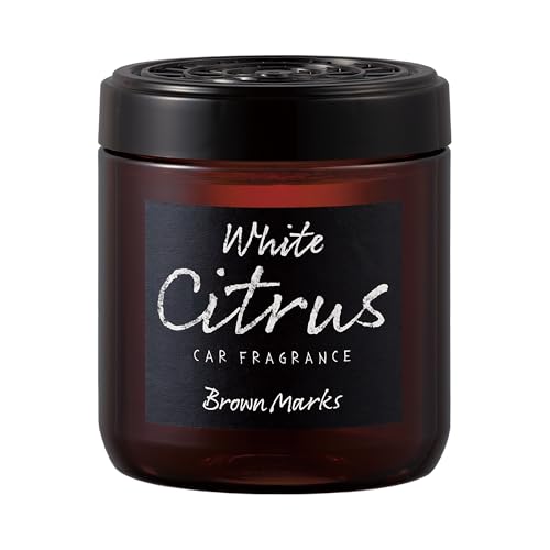 Image of CARALL Brown Marks Gel White Citrus Car Air Freshener (160 gms)