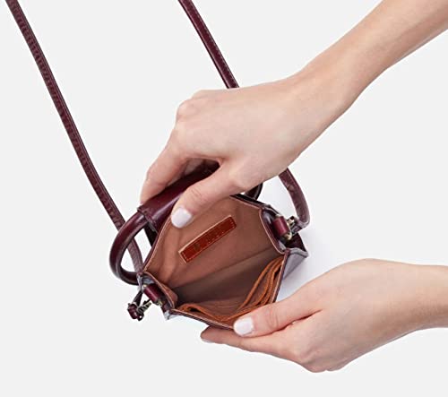 HOBO Sheila Leather Phone Crossbody (Merlot)3