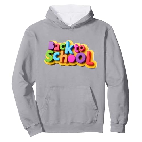 Boys Hoodie Sweatshirt Children's Winter Fashion Festival Printed Solid Color Hoodless Long for Children (3-142