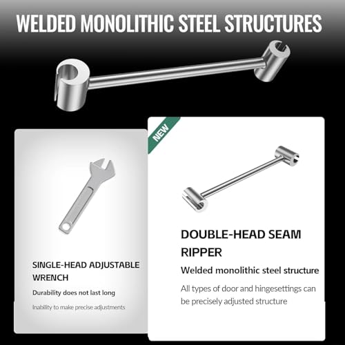 Image of Door Hinge Repair & Alignment Tool - Precision Adjustable Wrench for Accurate Gap Adjustment, Reliable Hinge Alignment & Maintenance; Versatile Spanner for Residential & Commercial Use 23-25mm