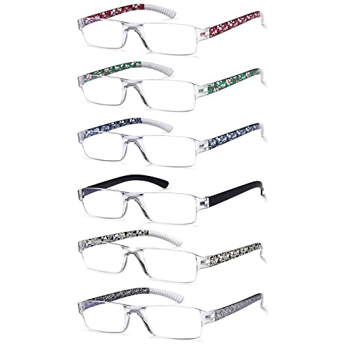 VVDQELLA Gafas Lectura Sin Montura Anti Luz Azul Gafas de Lectura Mujer 2.50x HD 6 Colores Gafas Lectura Anti Luz Azul Mujer Gafas Lectura Mujer 2.50x Cover