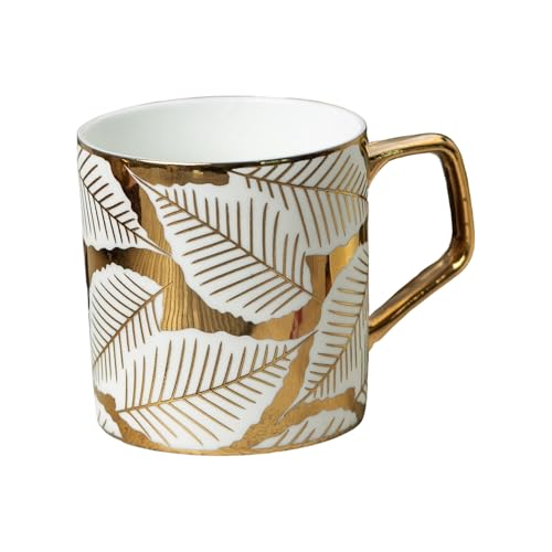 Image of Clay Craft Fine Ceramic Director Coffee Mug Set of 6-215 Ml Each, Mugs for Coffee, Cups Set, Ideal for Gifting, Perfect for Home & Office, Elegant Ceramic Tea Cup Set (E612)
