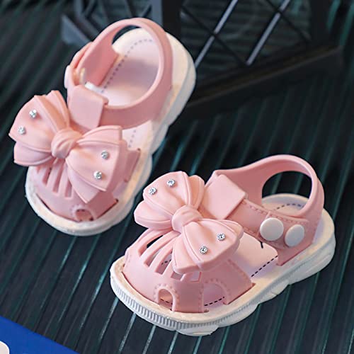 sfdgfhyf Little Girl Summer Foot Warmer Toddler Baby Girl Shoes Breathable Shoe Dew Toe Shoe Bag Head Sandals Baby Girl2