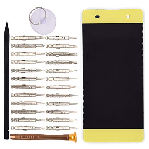 Image of LCD Screen Display with Digitizer Touch Panel Without Bezel Frame Compatible with Sony Xperia XA F3111 F3113 F3115(Golden)