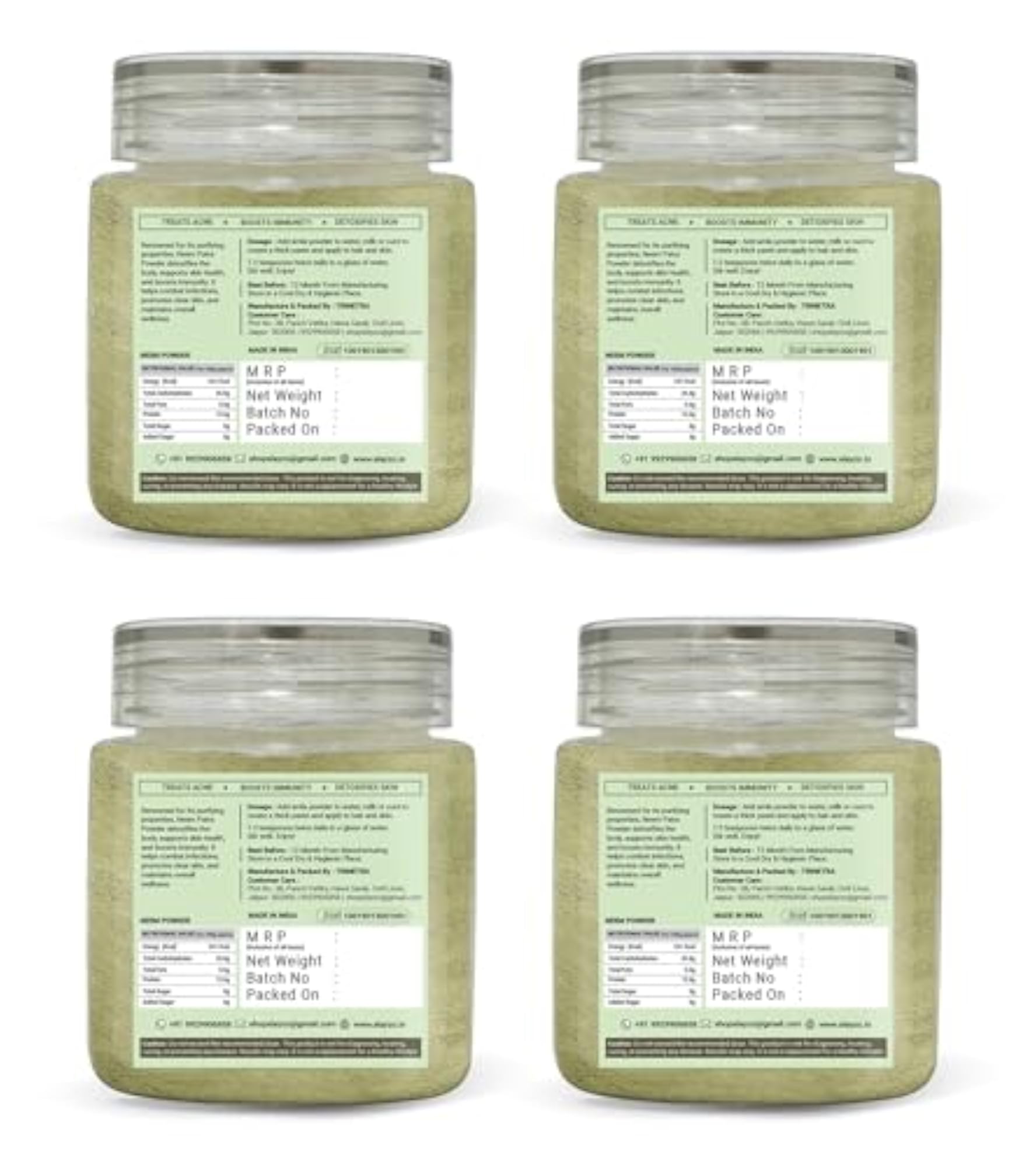 Slayzo Neem Powder, Pack of 4