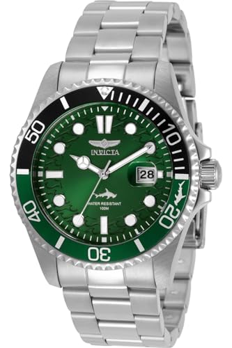Invicta Pro Diver Men 43mm Stainless Steel Steel Green dial PC32 Quartz