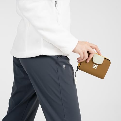Image of Sherpani Barcelona, Nylon Bifold Zipper Pocket Wallet for Women, Travel Bag, RFID Protection
