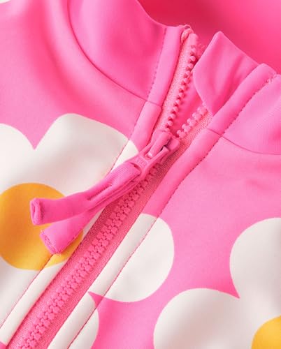 Image of Gymboree Girls and Toddler Long Sleeve Rashguard One Piece Swimsuit