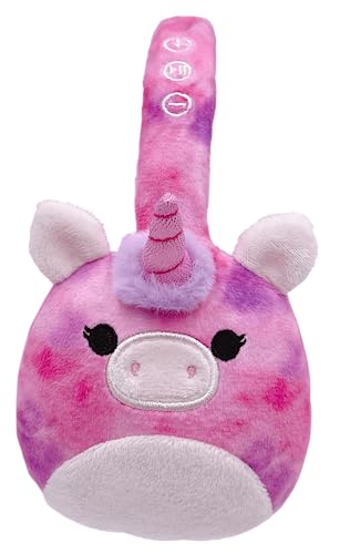 Squishmallows Lola The Unicorn Plush Bluetooth Headphones With Built-in Microphone To Make And Receive Calls. 10 Meter Bluetooth Range - Image 2