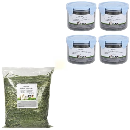 Timothy Hay y Cubos para Conejos y Roedores