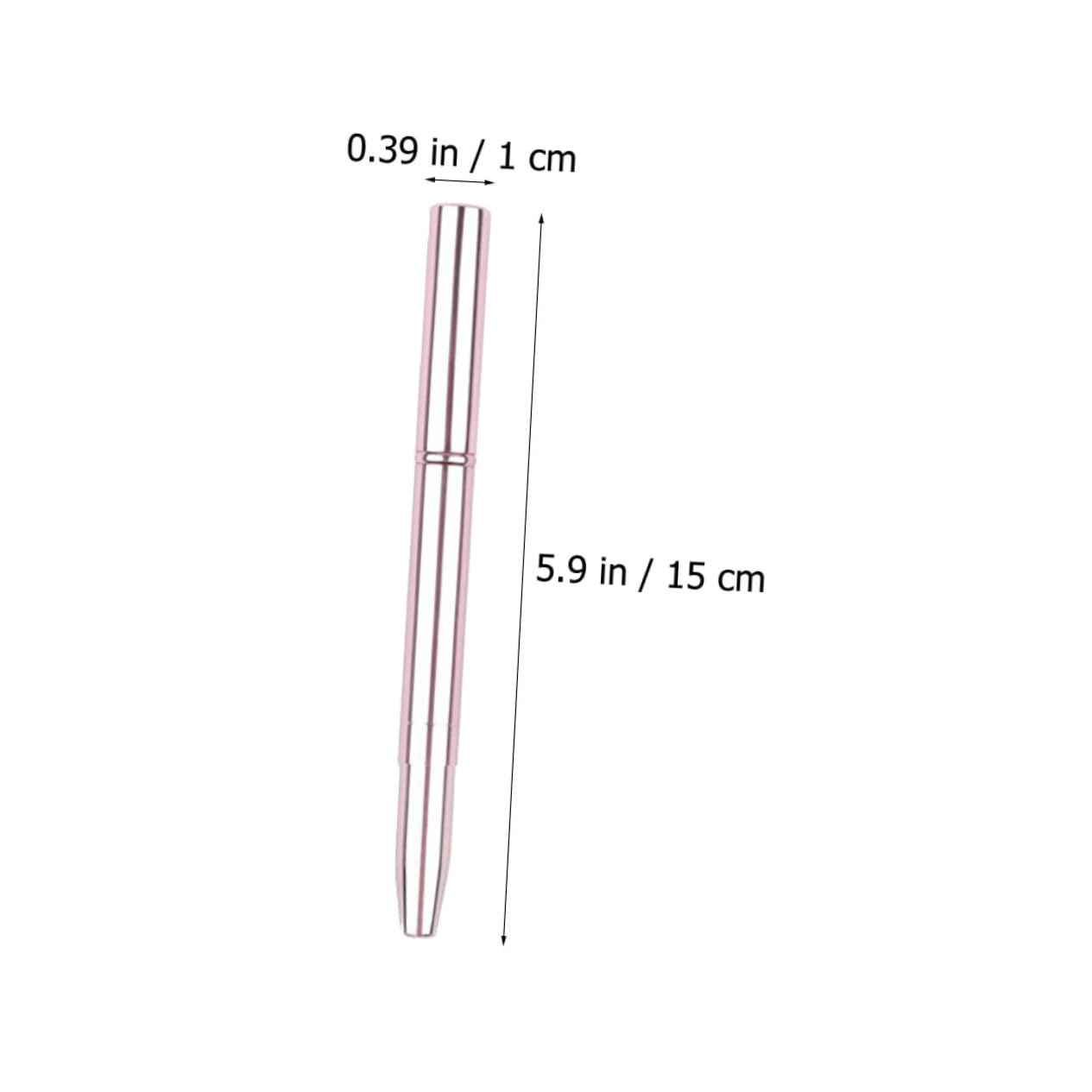 WOFASHPURET Set of 2 Lip Brushes Double-ended Makeup Tool Material Compact Size for Travel Daily Use