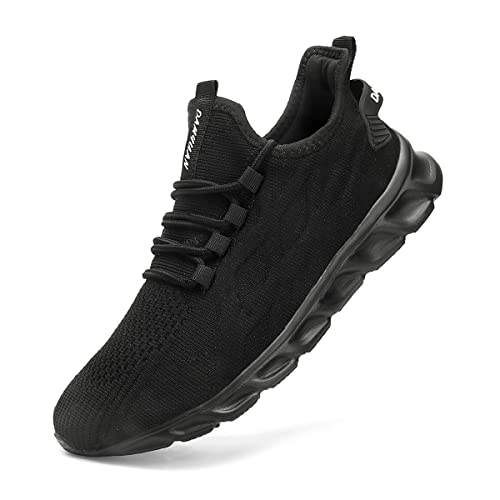 EGMPDA Men Running Sports Shoes Walking Gym Fashoin Sneakers Slip On Jogging Training Shoes Athletic Fitness Breathable Shoes Soft Comfortable Casual Lightweight Sneakers