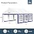 MFSTUDIO 16'x20' Party Tent, Outdoor Heavy Duty Party Tents with Removable Sidewalls, Large Canopy Tent Shelter for Outdoor Events Wedding Birthday, Blue